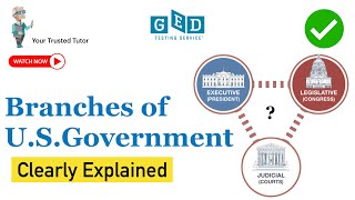 Branches of U.S. Government | Civics & Government | Clearly Explained for GED Social Studies