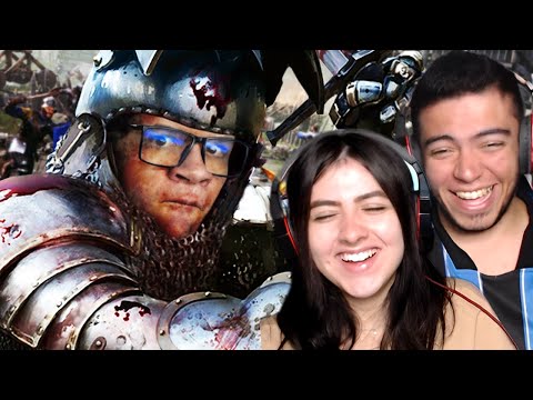 (Games EduUu) ESPADADA PRA TODO LADO! - Chivalry 2 | REACT
