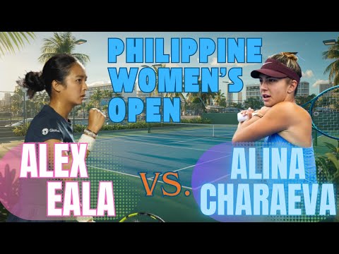 Alex Eala vs. Alina Charaeva Round of 32 | Philippine Women's Open 2026🎾