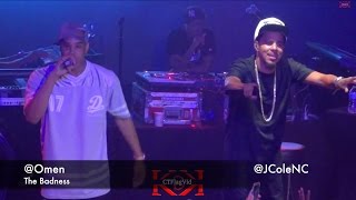 11/17 J Cole Warm Up - The Badness Feat Omen (Dollar &amp; A Dream2 2014 NYC) (10pm Show)