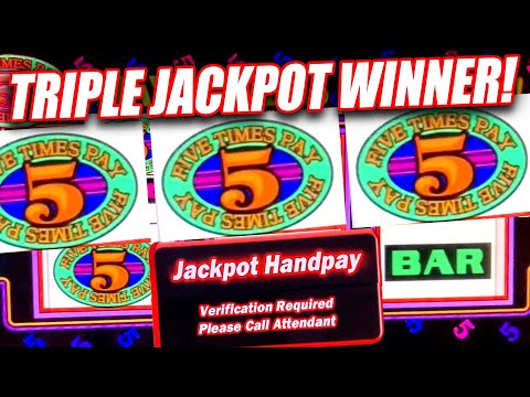 MASSIVE BETS & BIGGEST JACKPOTS ON 5 TIMES PAY SLOT MACHINE ➜ HIGH LIMIT SLOT PLAY
