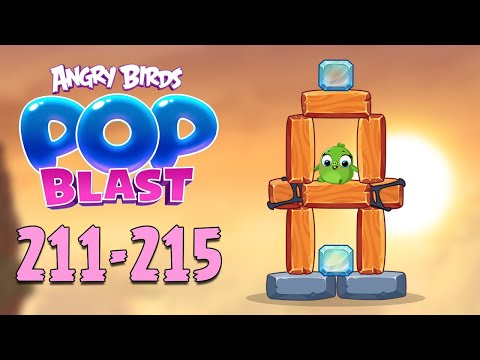 Angry Birds Pop Blast Gameplay Pt 42: Levels 211-215 - Don’t Panic