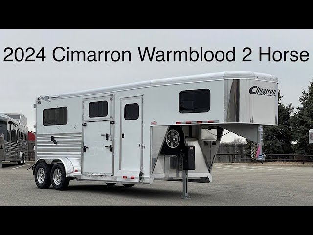 Preview image of 2024 Cimarron Norstar Warmblood 2 Horse Straight Load Gooseneck youtube video