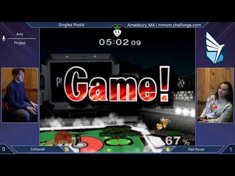 MMOM Bi-Monthly 10 SSBM - ZettaVolt (Fox) vs. redrover (Peach) - Melee Pools