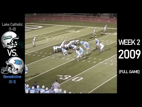 Lake Catholic Cougars (1-0) vs. Benedictine Bengals (0-1) - 2009 Ohio H.S. Football (FULL GAME)