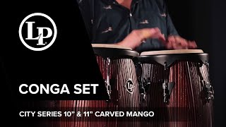 Video thumbnail for LP Conga Set City Series 10” & 11” Carved Mango (ENG / SOUND DEMO) by GEWA Drums