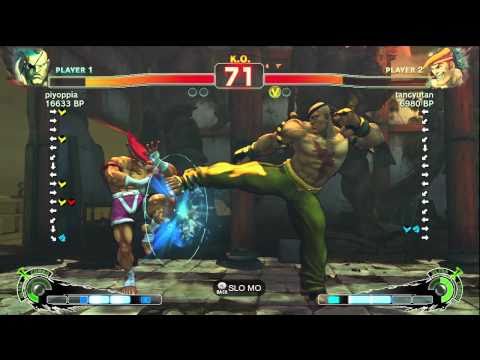 AFG [Sagat] vs tancyutan [Adon] SSF4 Japanese Online Ranked Matches - TRUE-HD