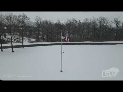 02-13-2022 - Montgomeryville,PA - Picturesque Drone Scenes of Snowstorm