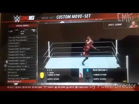 WWE2K16 New Rock Bottom