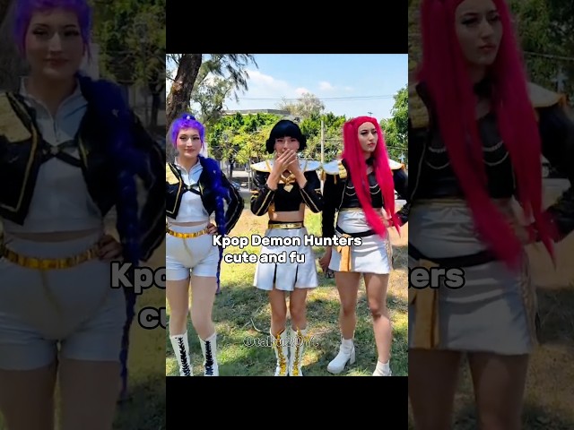 Vídeo relacionado con KPop Demon Hunters Oficial Saja Boys Pijama Niña Manga Corta Chica, 5-14 Años, Guerreras KPOP Regalos (5-6 Años, Gris Saja Boys)