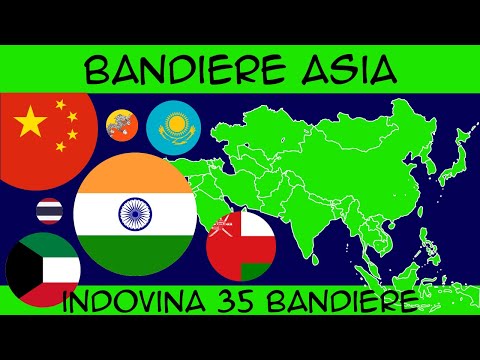 Indovina le Bandiere Asiatiche | Asia Flag Challenge | Geo Trivia | Quale bandiera asiatica conosci?