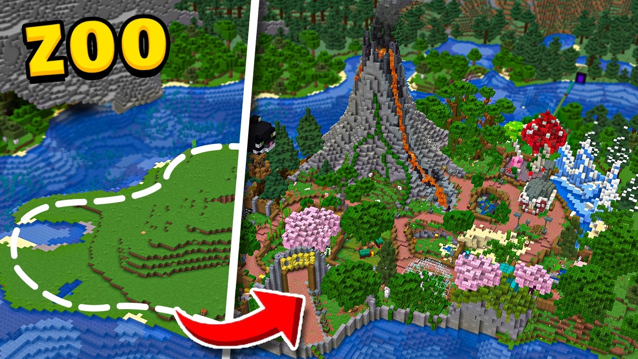 I Built A ZOO For Every Animal in Minecraft!