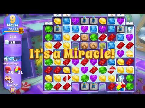 Wonka's World of Candy Level 563 NO BOOSTERS - A S GAMING ✔