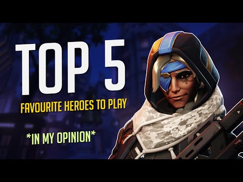 TOP 5 FAVOURITE HEROES TO PLAY IN OVERWATCH 2 (MY OPINION)