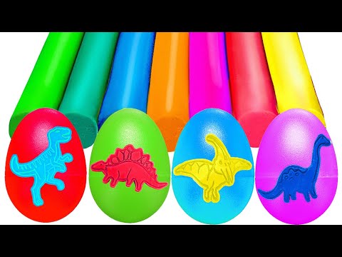 Create Dinosaurs & Animals with Play Doh | Preschool Toddler Toy Video