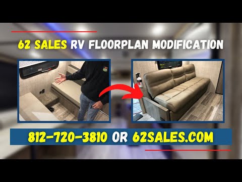 RV Jack Knife Sofa Installation
