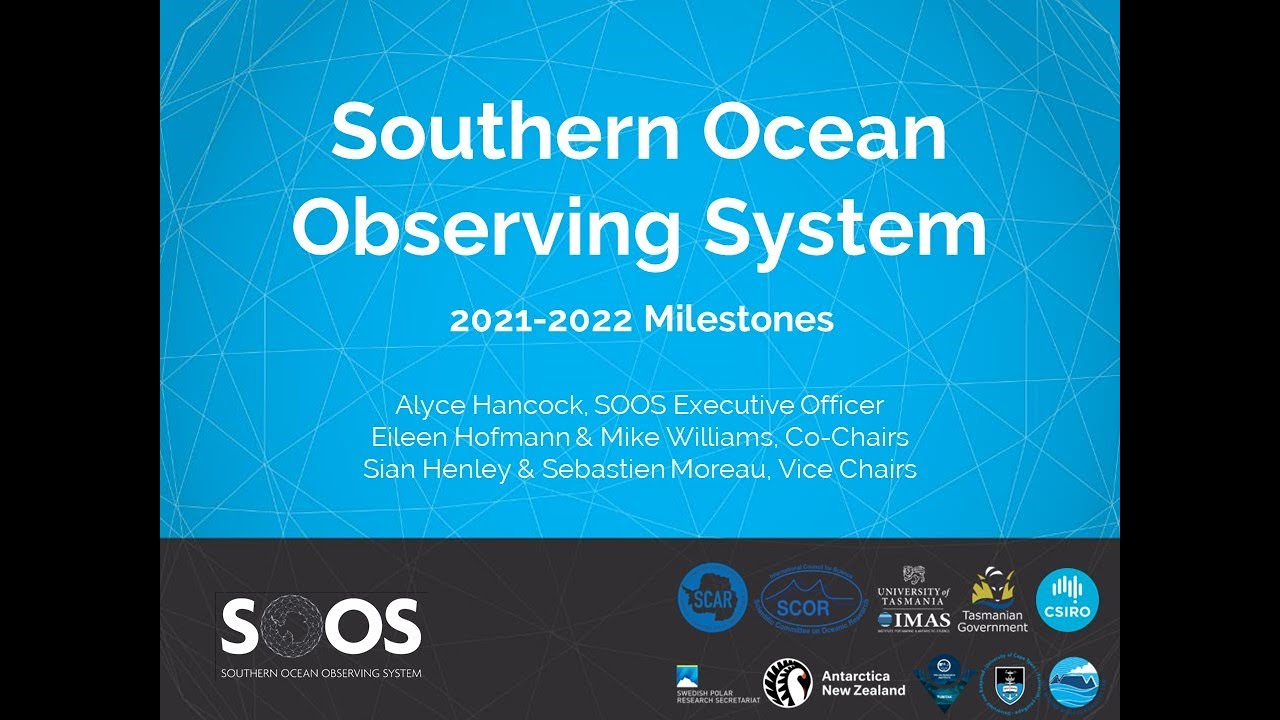 The Southern Ocean Observing System 2021-2022 Milestones