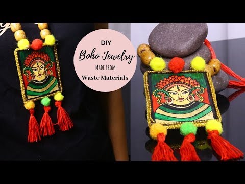 I Made This Boho Jewelry From Waste Materials / How to Make Your Own Trendy Jewelry By Aloha Crafts