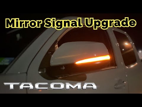2016+ Tacoma LED Sequential Mirror Turn Signal Upgrade DIY