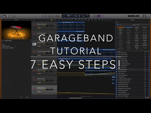 Garageband Tutorial (Beginners) - How to make a Song Using Loops | JustBecause