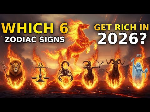 6 LUCKIEST Chinese Zodiac Signs in 2026! Will YOU Get RICH in the Fire Horse Year? Grandmaster Lin