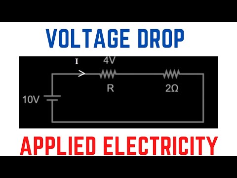 How To Calculate The Voltage Drop Across A Resistor.
