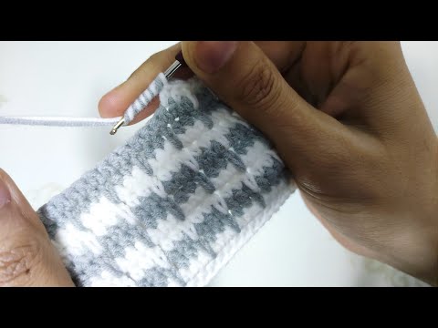 #Crochet Model stitch no.5 | No time😖try this stitch😃...