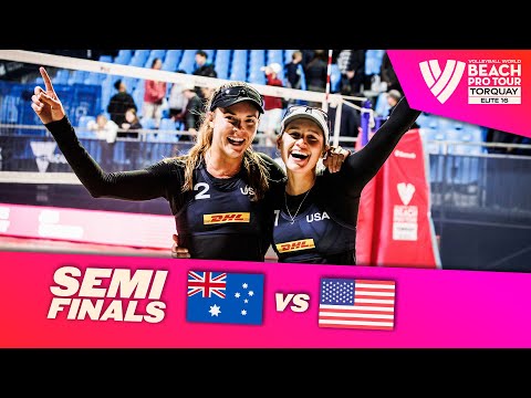 Clancy / Mariafe vs. Flint / Scoles - Semi Final Highlights Torquay 2022 #BeachProTour