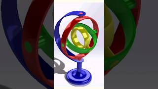 जाइरोस्कोप || Spinning into the Future: A 3D Animation of a Gyroscope || #shorts #viral #3d #anime
