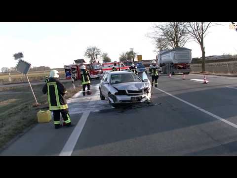 Unfall auf B9 mit zwei Schwerverletzten – 06.03.2018