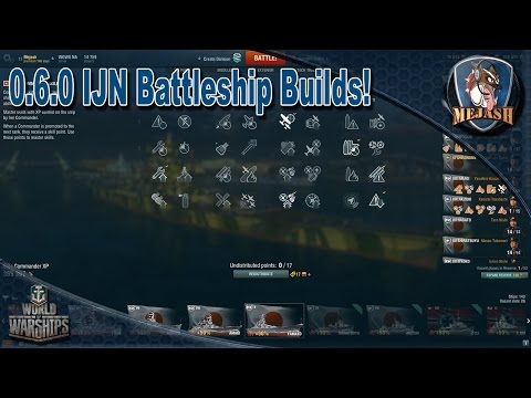 IJN Battleship 0.6.0 Captain Builds