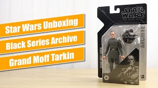 Grand Moff Tarkin Black Series Archive 6" Figure - Star Wars Unboxing