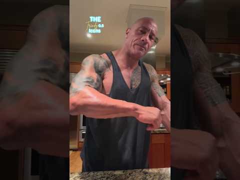 The Rock Gets Real 💪🔥#dywanejohnson #hollywood #legend #antesedepois #beforeandafter