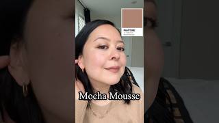 話題のモカムースメイク☕️Mocha Mousse Makeup #shorts #海外メイク#モカムース #mochamousse #海外コスメ