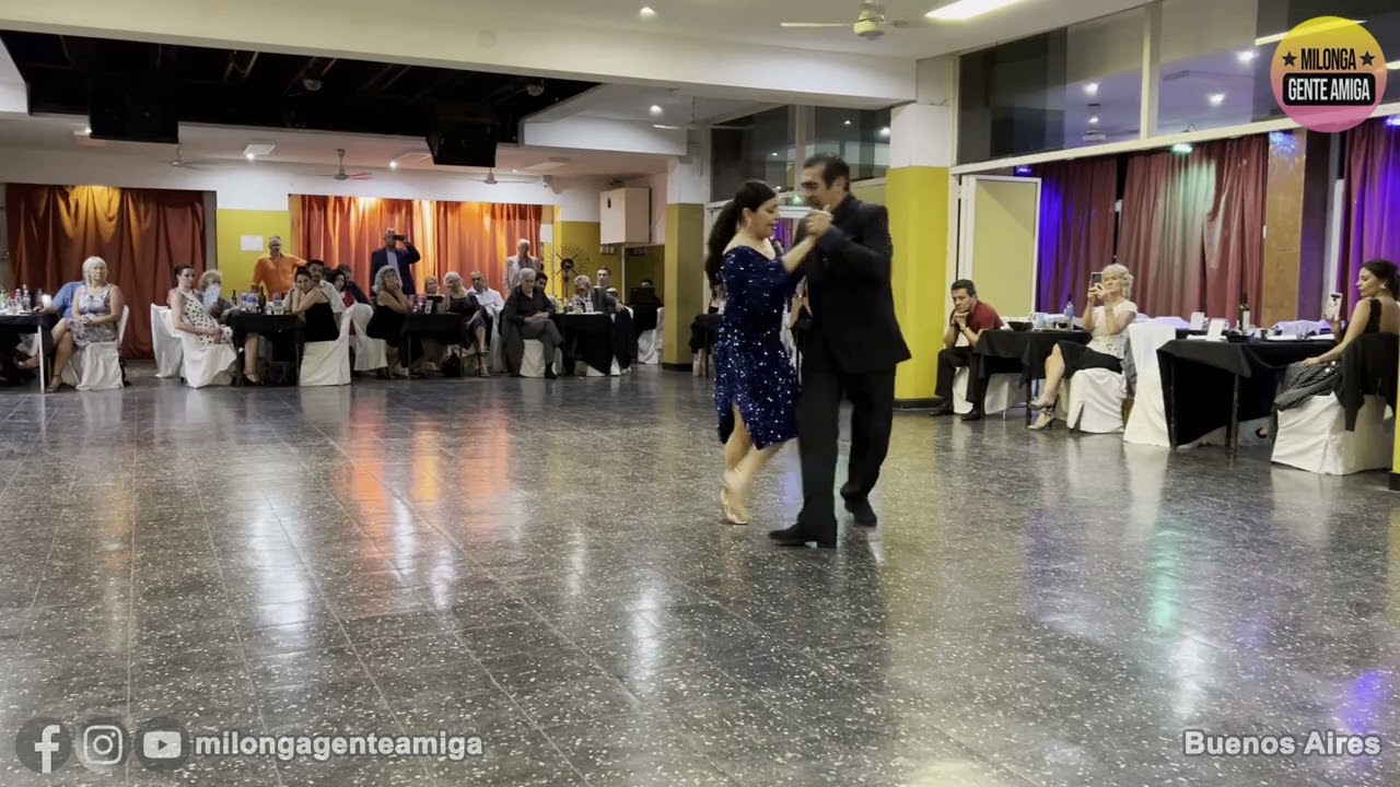 Stella Baez y Ernesto Balmaceda - Milonga Gente Amiga - 11/DIC/2022 (2/3)