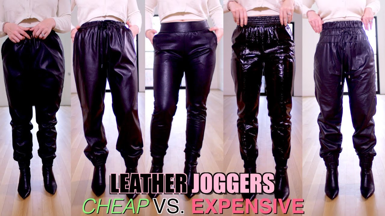 Comparing Leather Joggers | Cheap vs Expensive