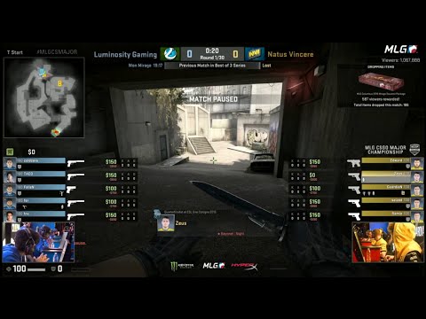Luminosity Gaming vs Natus Vincere | Finals Map 2 (Overpass) | MLG CS:GO Major Columbus