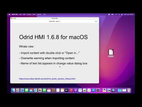Odrid HMI 1.6.8 for macOS