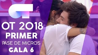 &quot;SHALLOW&quot; - NATALIA y MIKI | Primer pase de micros Gala 6 | OT 2018