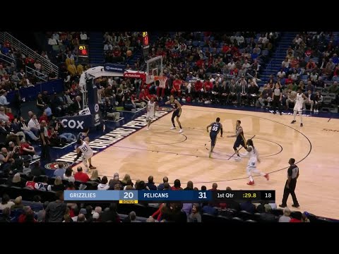 Josh Jackson scores his first points from the field as a Grizzlie | January 31, 2020