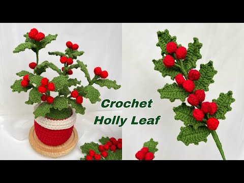 Cây Holly trang trí Giáng Sinh