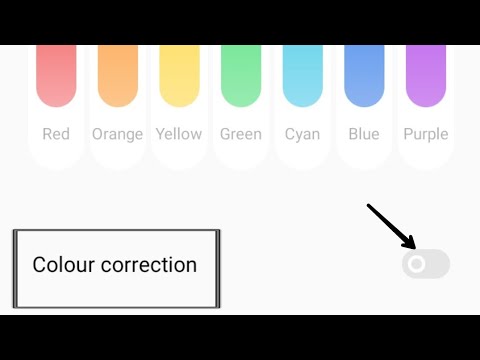oppo A96 colour correction mode, how to disable colour correction mode oppo a96 phone