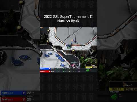 GSL Super Tournament 2022 Season 2 Maru vs ByuN Part 5 #shorts  #starcraft #starcraft2