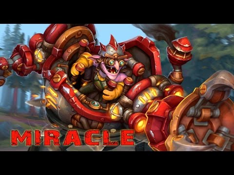 Miracle Plays Timbersaw -Ranked match game play Full game