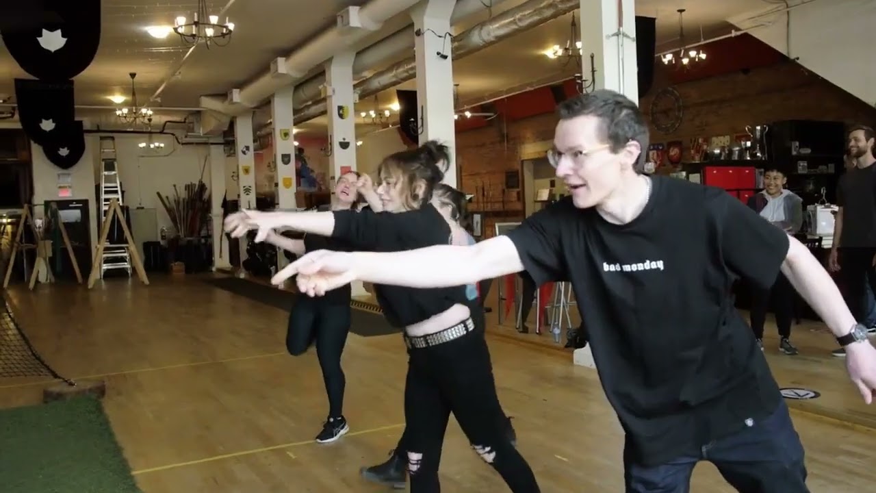 Axe throwing at Academie Duello