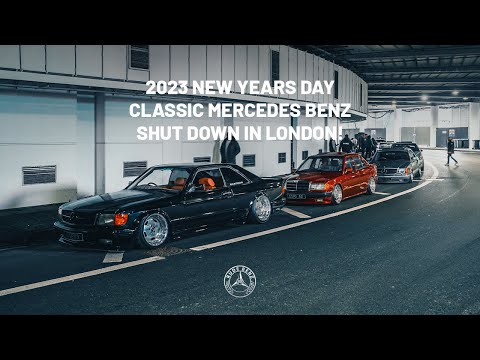 RAYRUDEBENZ - 2023 NEW YEARS LONDON CLASSIC MERCEDES SHUT DOWN