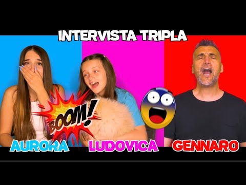 DAD who KNOWS Aurora or Ludovica BETTER? TRIPLE INTERVIEW🎙️