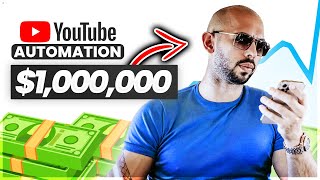 Use Andrew Tate to Build Faceless $1,000,000 YouTube Business