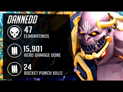 DANNEDD RANK 300 DOOMFIST ONE TRICK! 47 ELIMS! [ OVERWATCH SEASON 2 TOP 500 ]