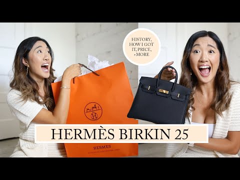 HERMES UNBOXING: Birkin 25 (History, How I Got it, Price, History, Review, + More )